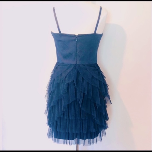 Navy Cocktail Dress - Picture 3 of 5
